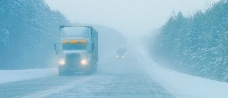 How to Safely Drive a Moving Truck in Bad Weather Conditions